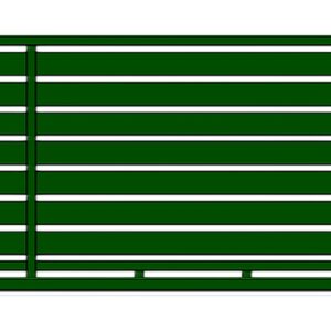 Brama przesuwna WALL 140 - 4,00 m - antracyt , brązowa , czarna , szara , zielona