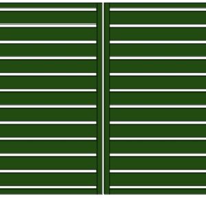 Brama PRO typ WALL 100 - malowana proszkowo - 5,00 m