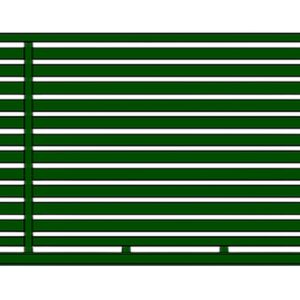 Brama przesuwna WALL 80 - 4,00 m - antracyt , brązowa , czarna , szara , zielona